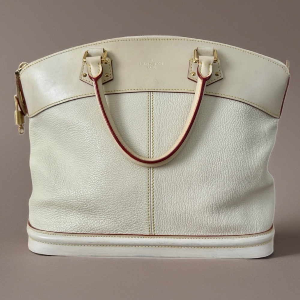 ***sold***Louis Vuitton Suhali Lock It Leather HandBag MM w/ LV Lock & Key